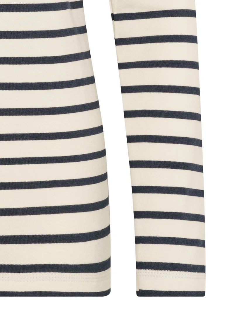 Ringelshirt Damen aus Bio-Baumwolle – Ecru/Navy