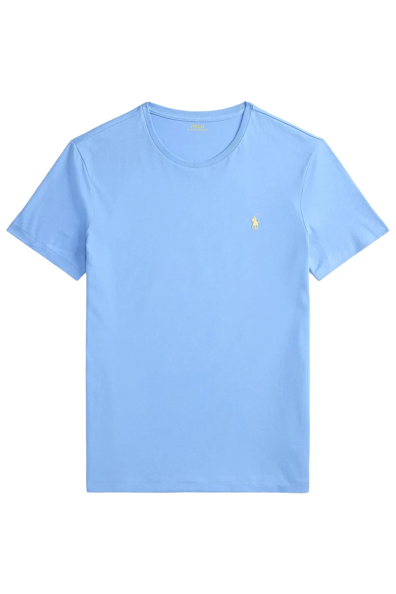 Polo Ralph Lauren Herren Custom-Slim-Fit T-Shirt Bristol Blue