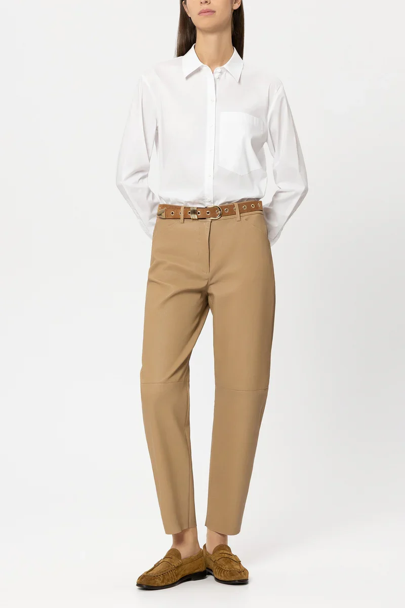 Luisa Cerano Damen Bluse mit Ajour-Stickerei Weiss