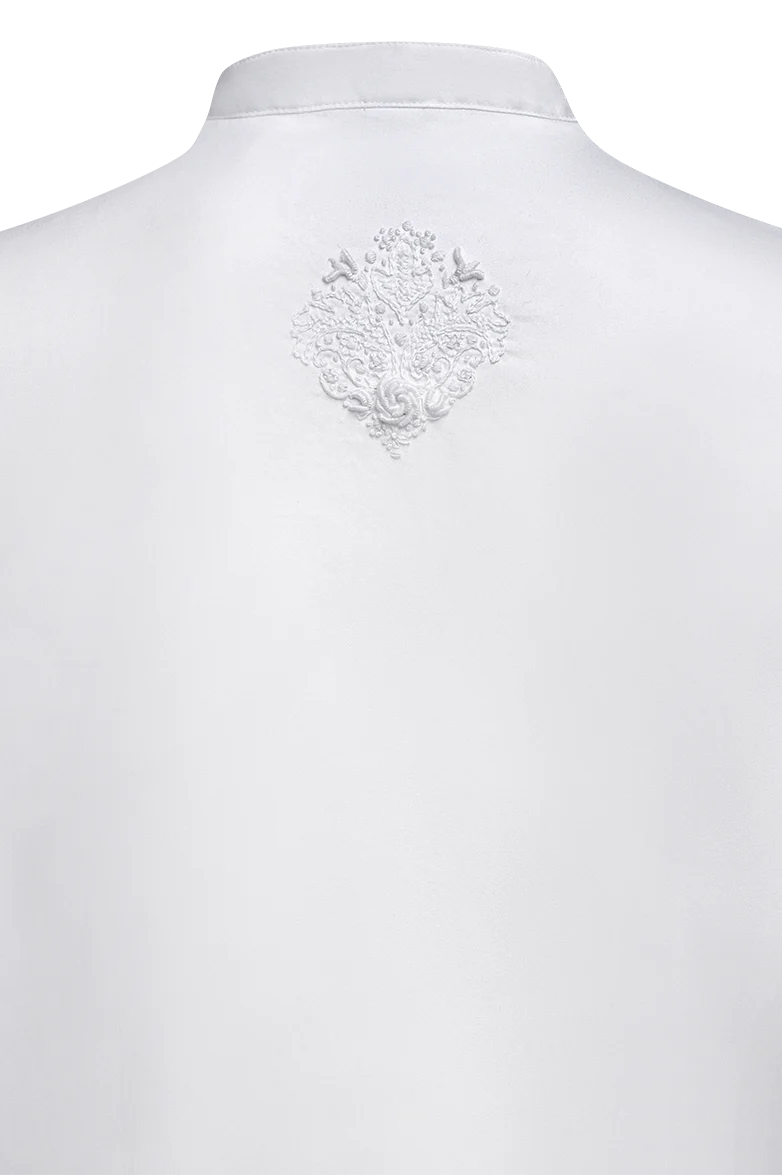 Editionsbluse aus Baumwollsatin