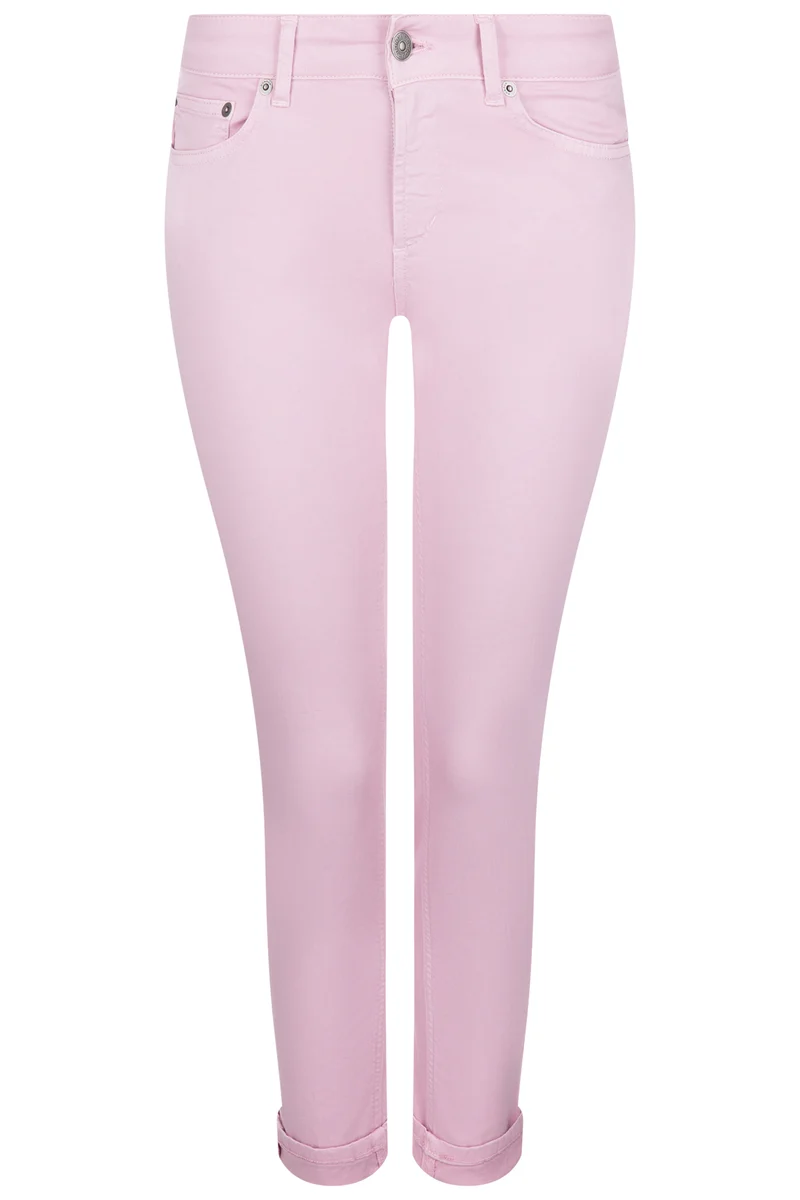 Dondup Damen Skinny Jeans Monroe Rosa