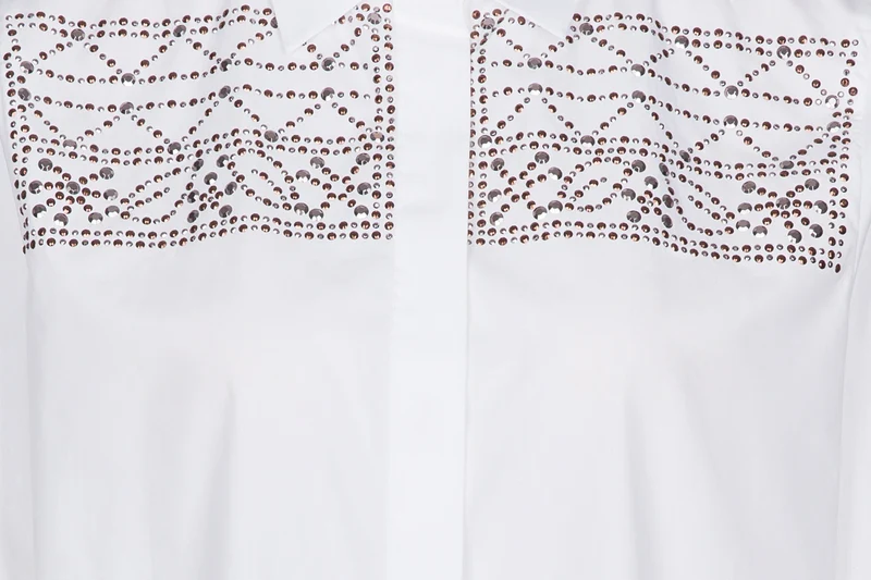 Le Sarte Pettegole Damen Bluse Weiss