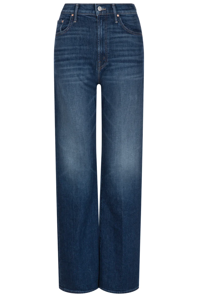 MOTHER Damen Jeans The Lasso Heel Blau