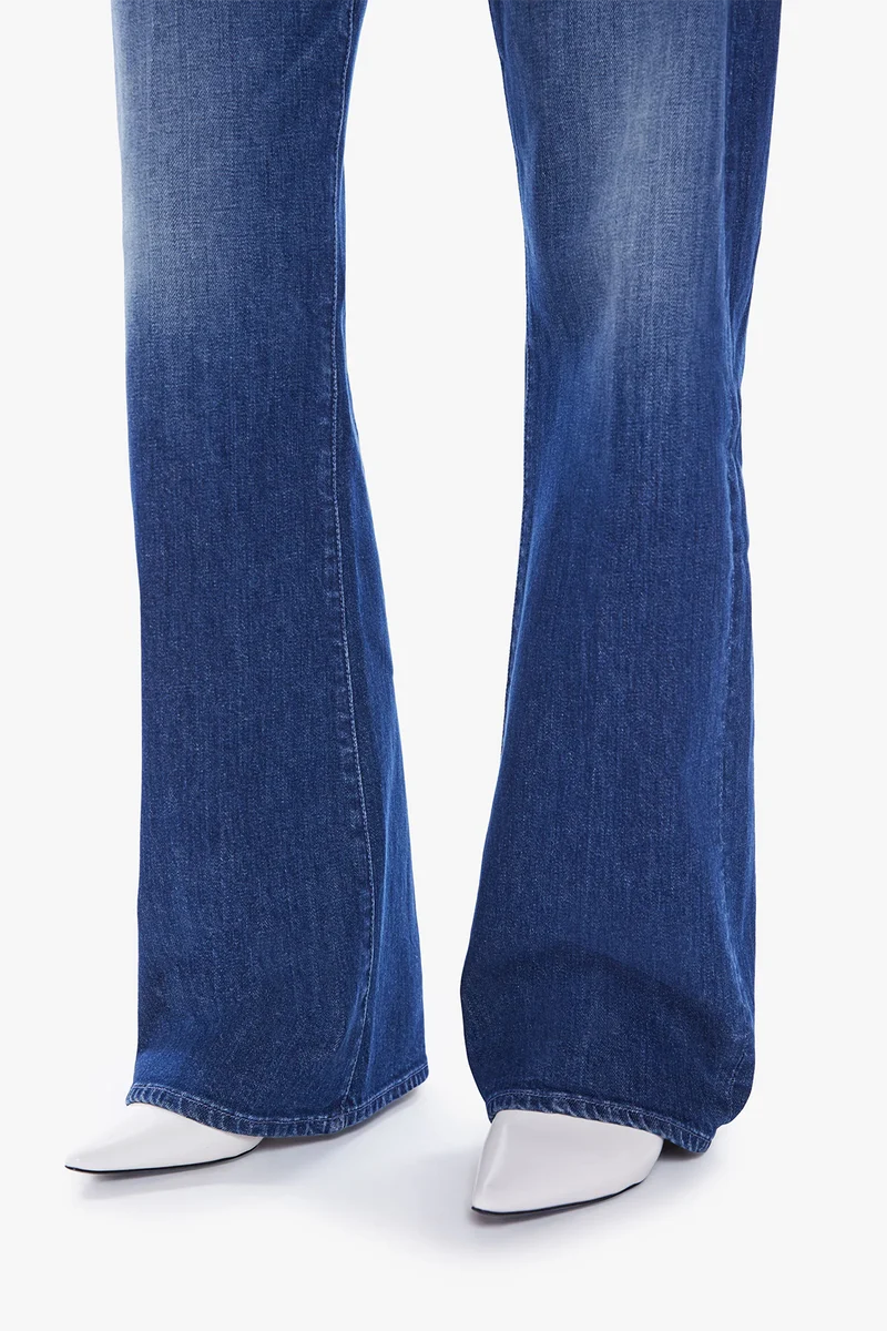 MOTHER Damen Jeans The Lasso Heel Blau