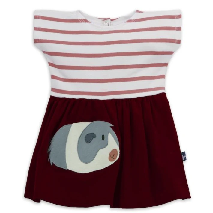 Baby Kleid Meerschweinchen - 100% Bio Baumwolle