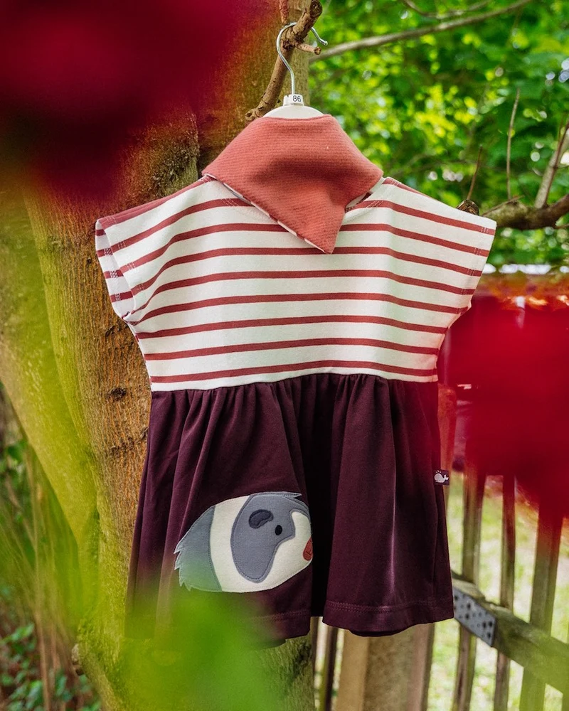 Baby Kleid Meerschweinchen - 100% Bio Baumwolle