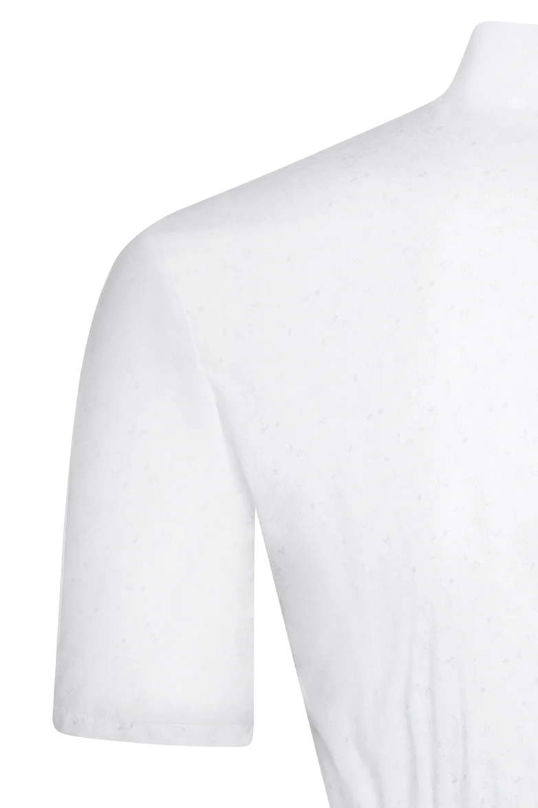 Dirndlbluse mit V-Ausschnitt