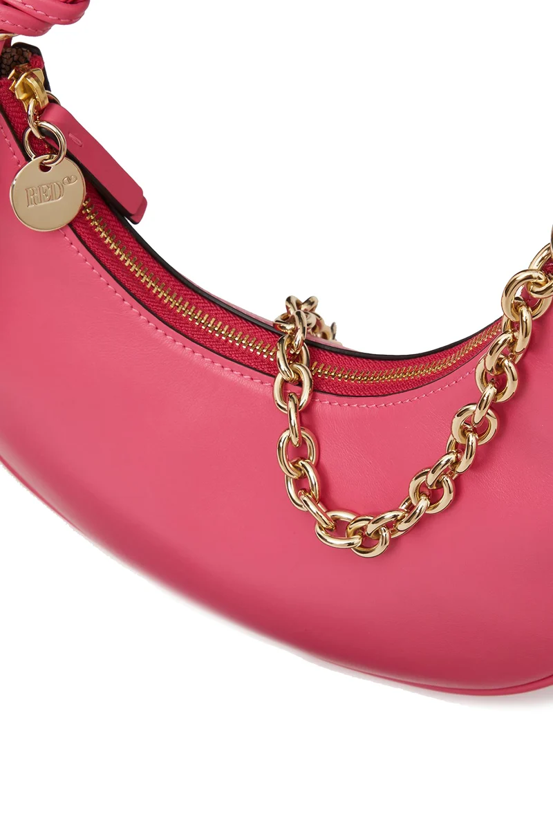 Red Valentino Damen Schultertasche to the moon and red Rosa