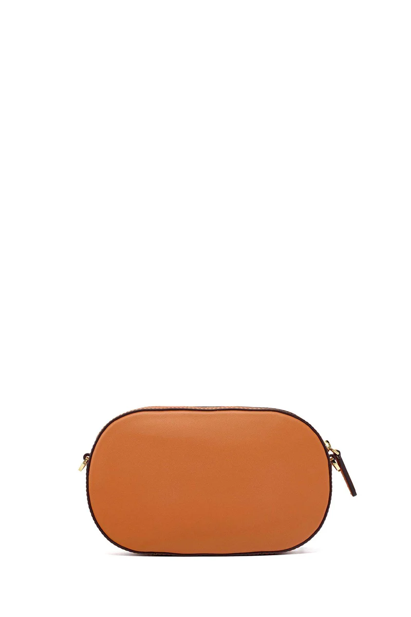 MCM Damen Umhängetasche Travia Mini Cognac