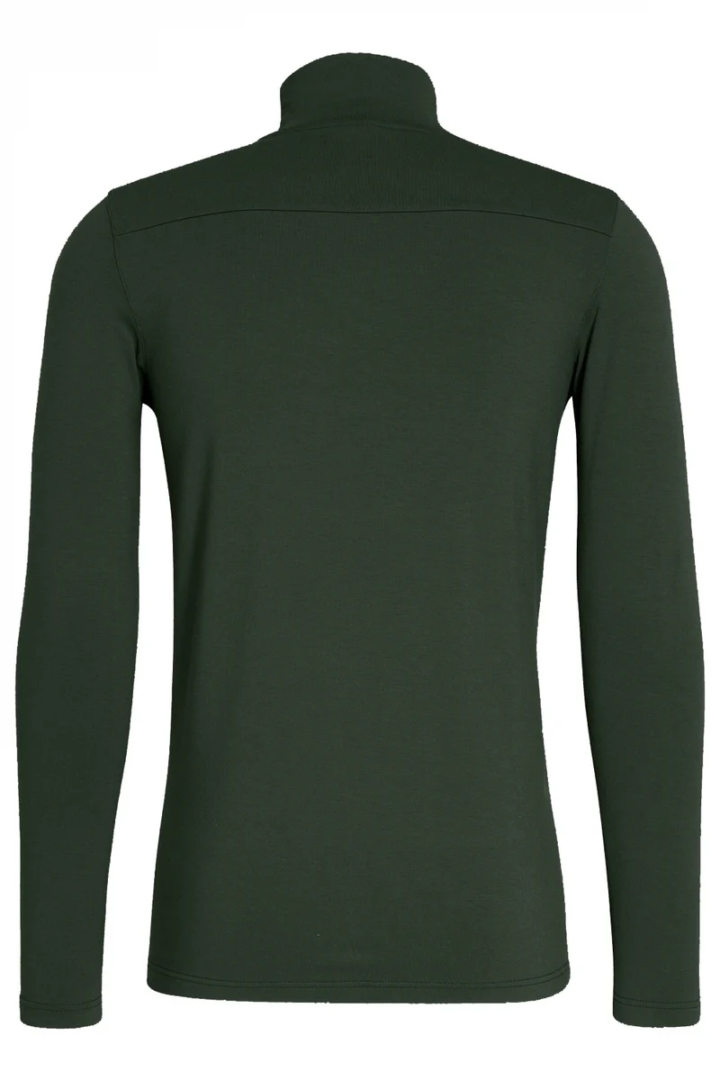 Alphatauri Herren Langarmshirt mit Rollkragen Olivegrün