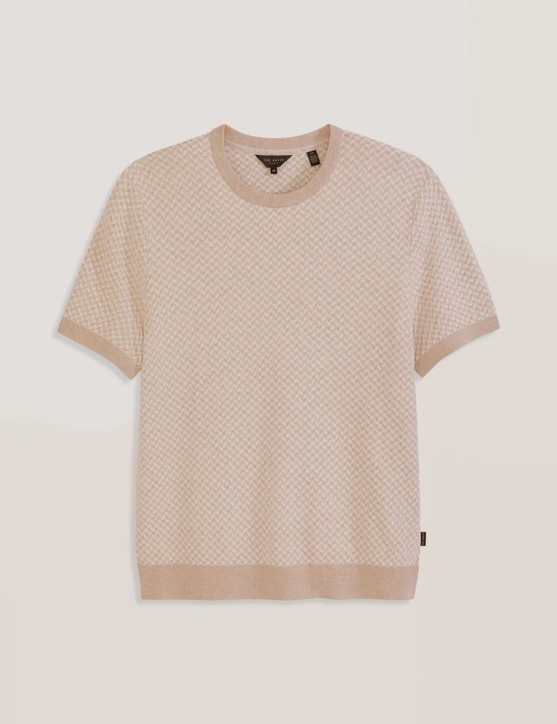 HERRINGBONE SWEATER | TAUPE