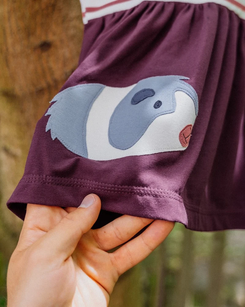 Sommerkleid Mädchen aus Bio-Baumwolle mit Meerschweinchen