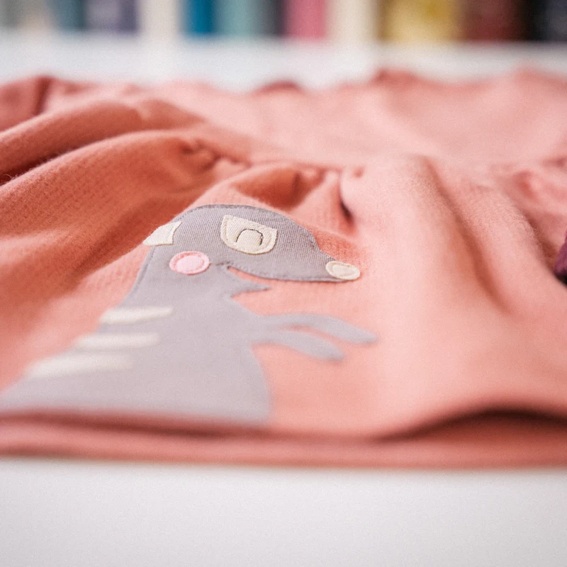 Sweat Kleid für Mädchen - Erdmännchen