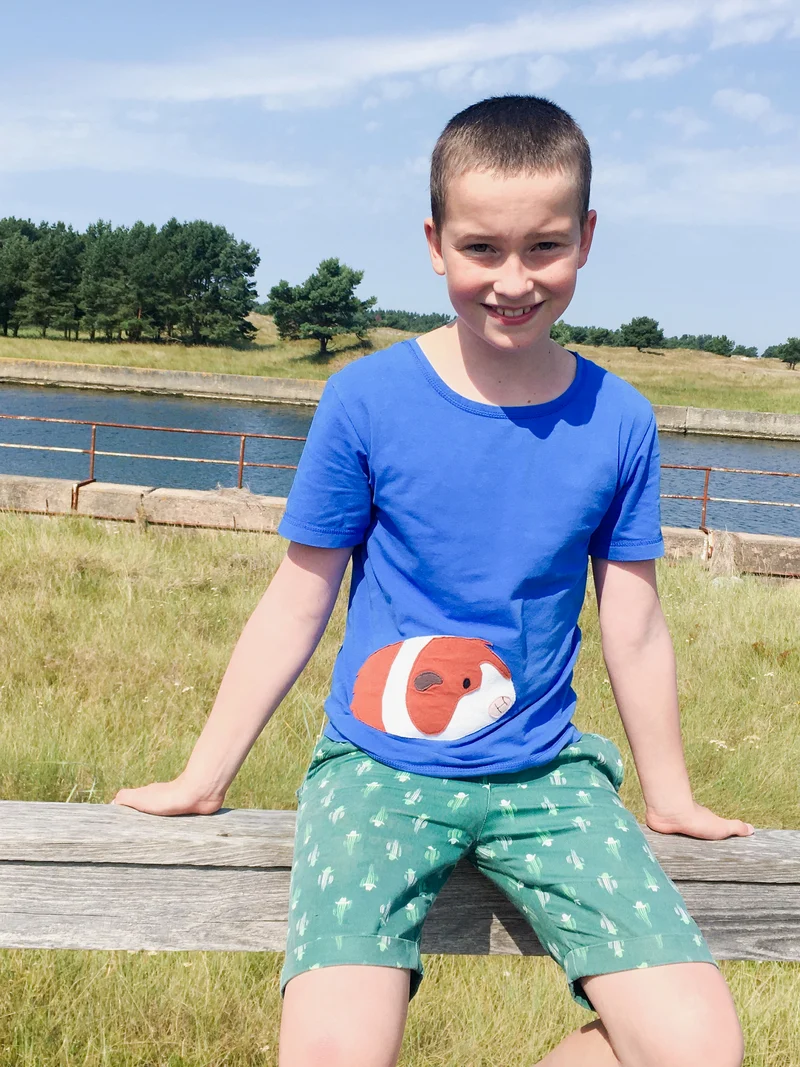 Kinder T-Shirt Bio-Baumwolle „Meerschweinchen“