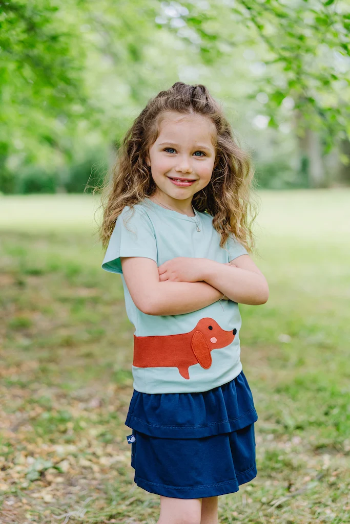 Kinder T-Shirt Bio-Baumwolle „Dackel"