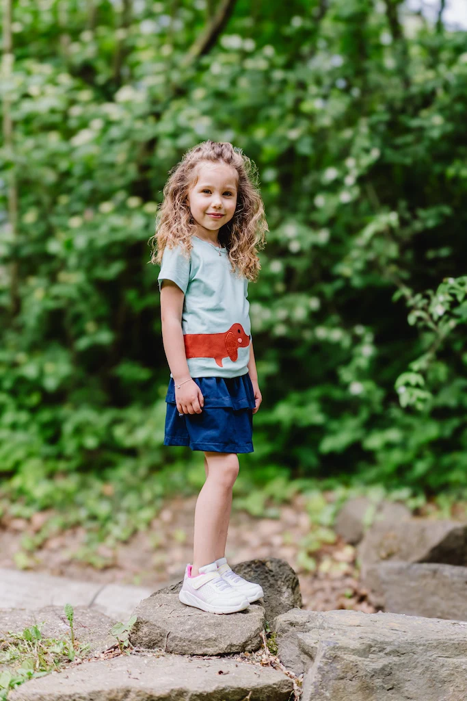 Kinder T-Shirt Bio-Baumwolle „Dackel"
