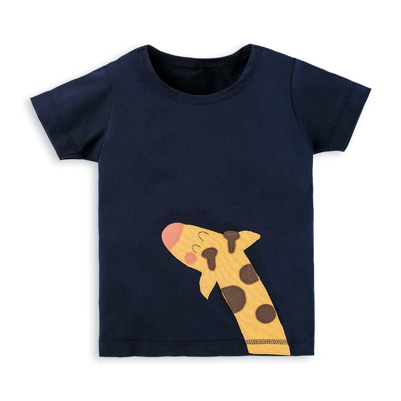 Kinder T-Shirt Bio-Baumwolle „Giraffe“