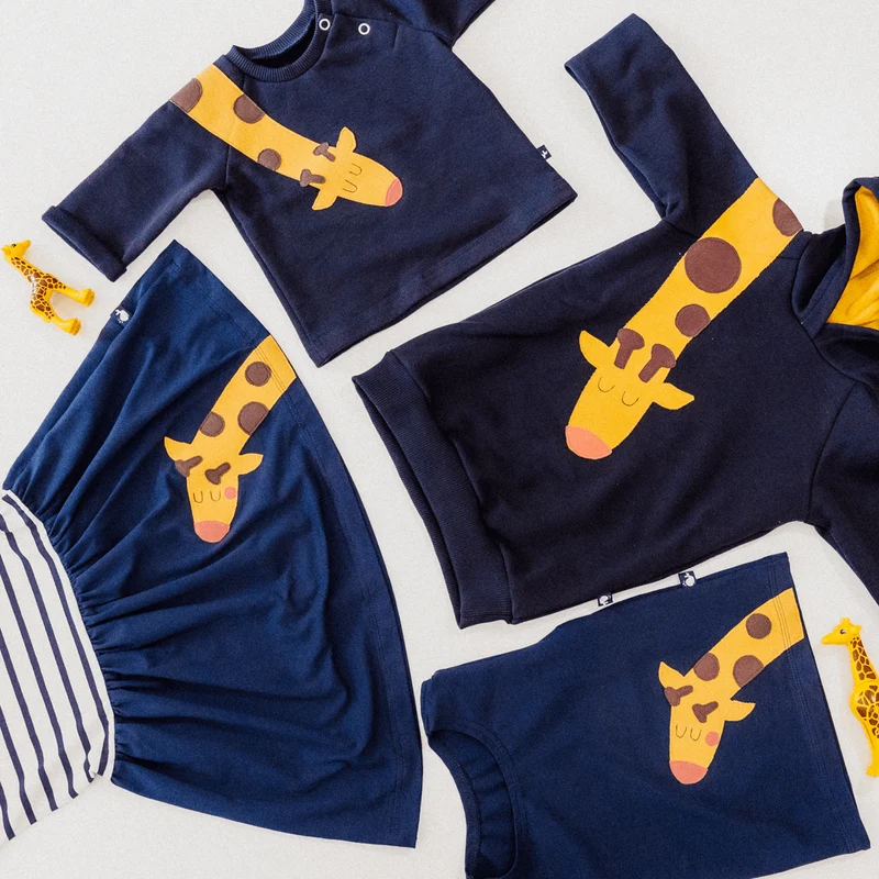 Kinder T-Shirt Bio-Baumwolle „Giraffe“