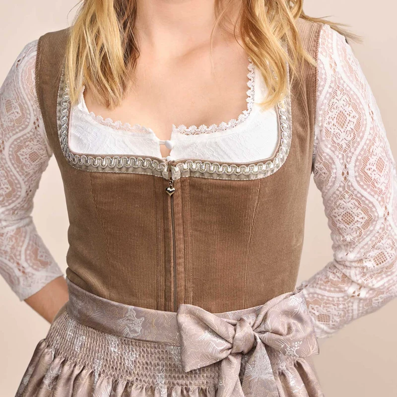 Krüger MADL Dirndl "Elinda" 414869 | Natur 60cm