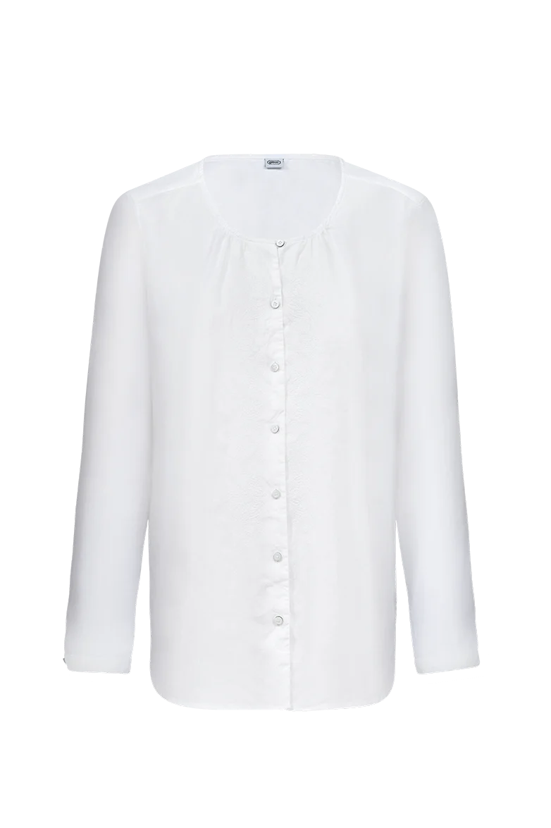 Bluse mit Paisley-Stickerei