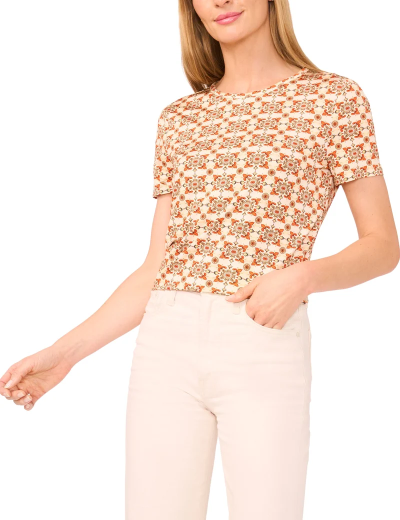 PRINTED T-SHIRT | ORANGE