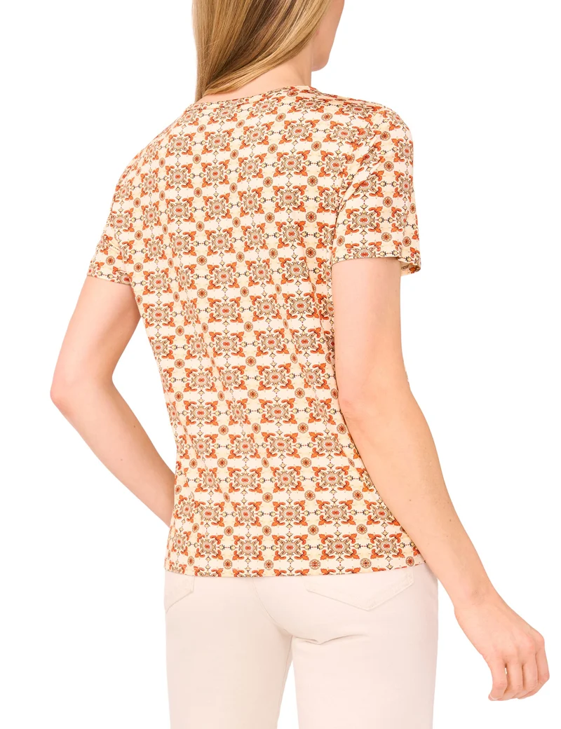 PRINTED T-SHIRT | ORANGE