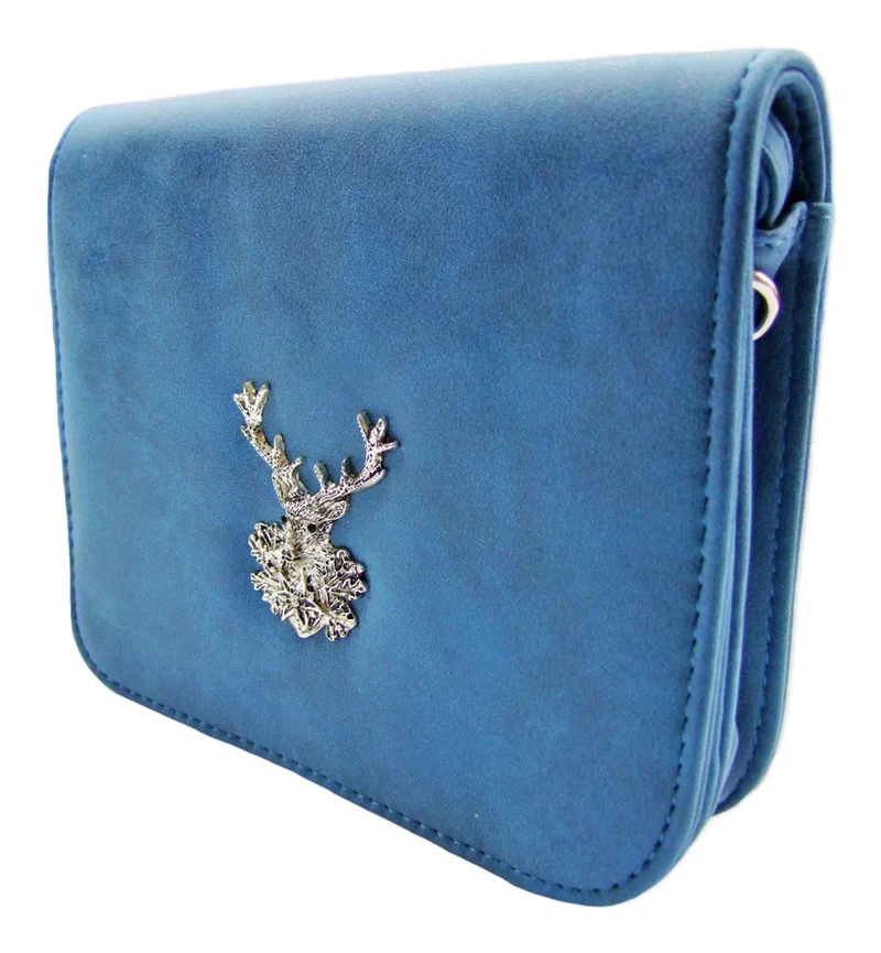 Trachten Handtasche "Kara" mit Hirsch | Blau