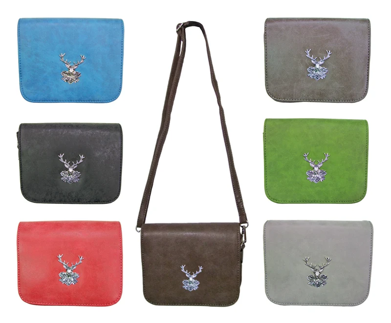 Trachten Handtasche "Kara" mit Hirsch | Blau