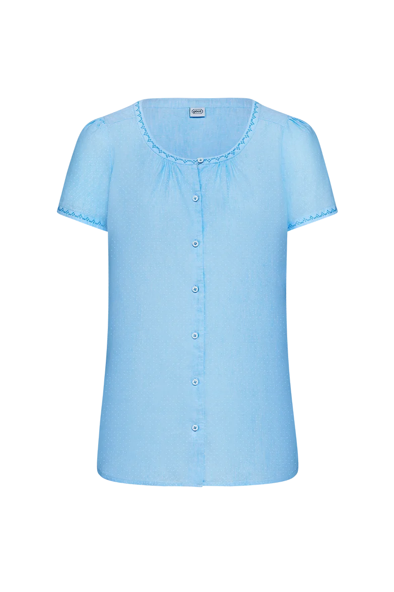 Bluse mit echtem Kreuzstich