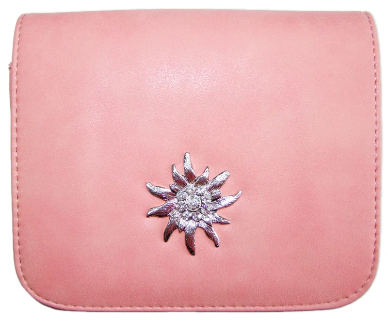 Trachten Handtasche "Kara" mit Edelweiß | Rosa