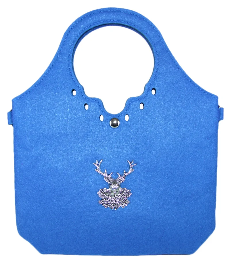 Trachten Handtasche "Shopper" mit Hirsch | Blau