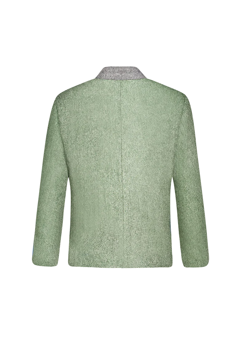 Melange-Jacke für Buben