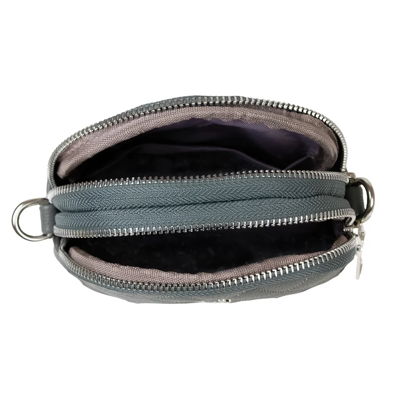 Trachten Handtasche "Emma" - Dirndl Umhängetasche | Dunkelgrau