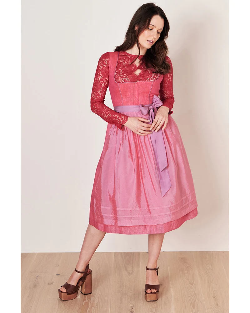 Krüger Collection Dirndl "Linette" 115667 | Rot 60cm
