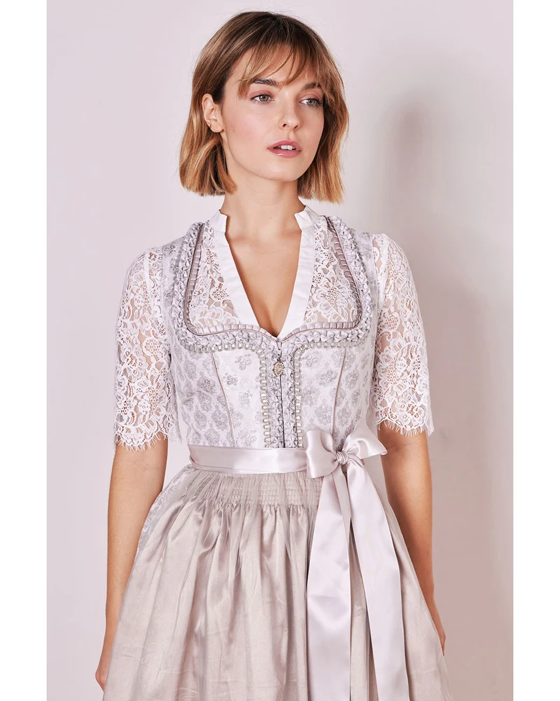 Krüger MADL Dirndl "Aleya" 414466 | Nude Flieder 50cm
