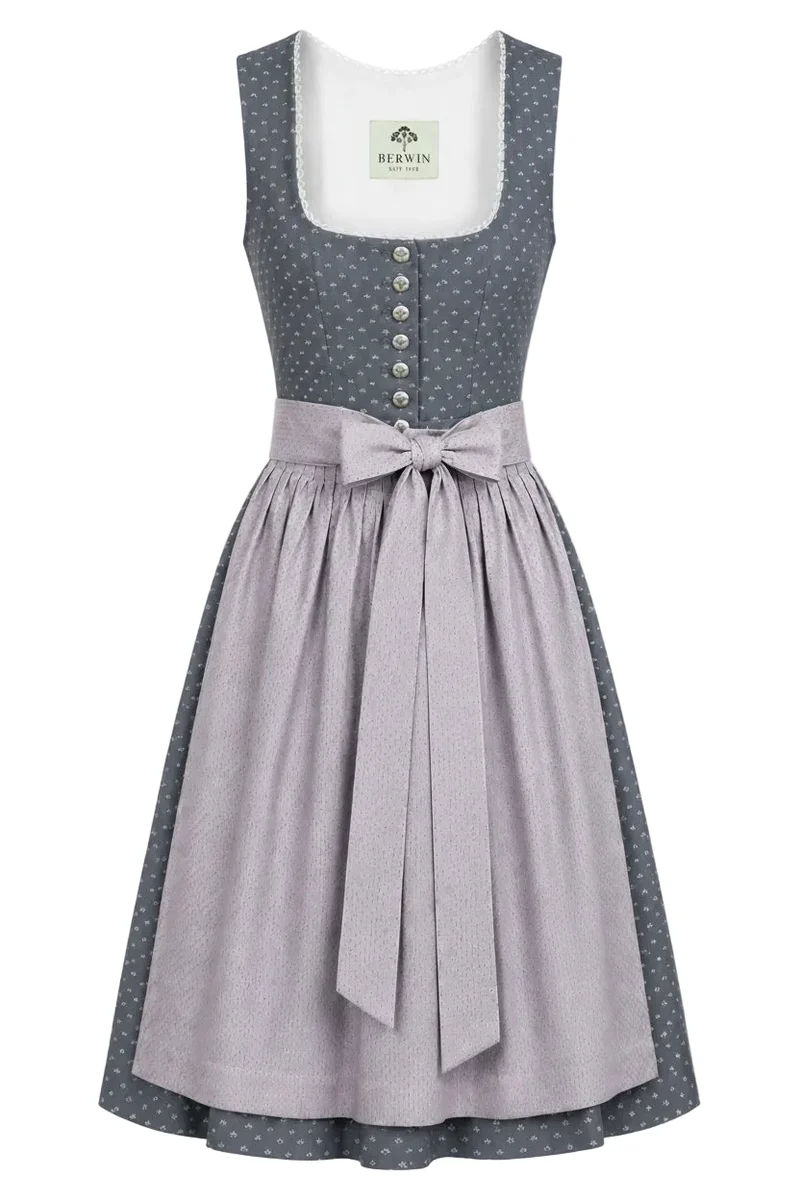 Klassisches Dirndl mit feinem Streumuster