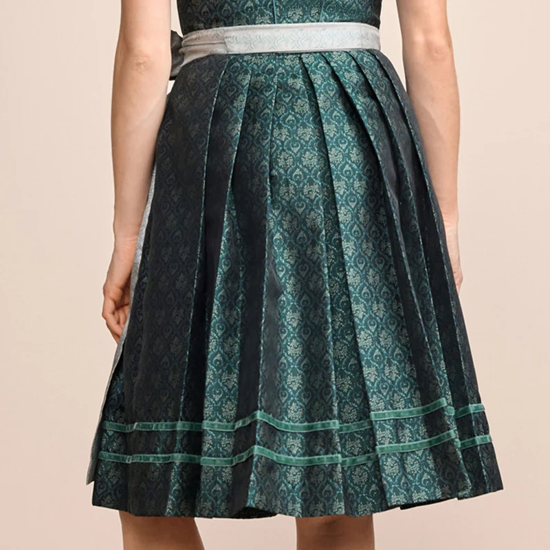 Krüger MADL Dirndl "Inja" 413569 | Dunkelgrün 60cm