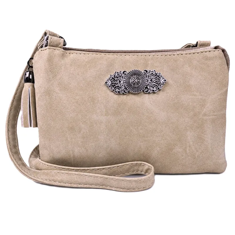 Trachten Handtasche "Sofia" - Dirndl Umhängetasche | Taupe