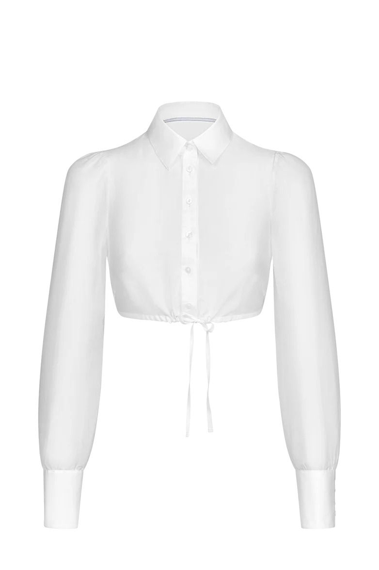 Glanz-Dirndlbluse