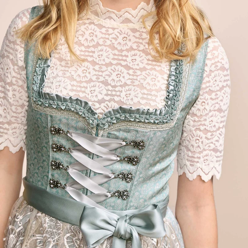 Krüger MADL Dirndl "Lilinoe" 416269 | Türkis 50cm