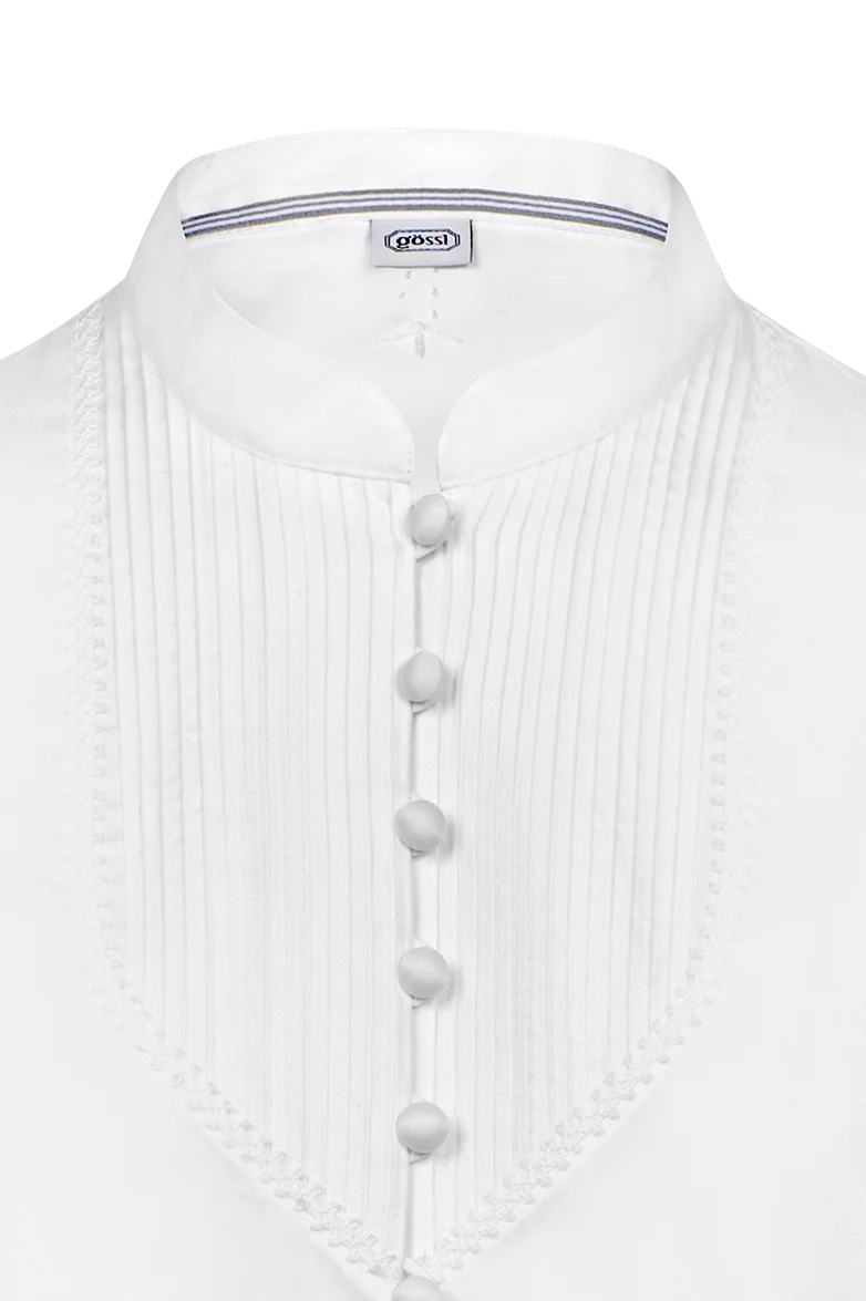 Plastron-Bluse