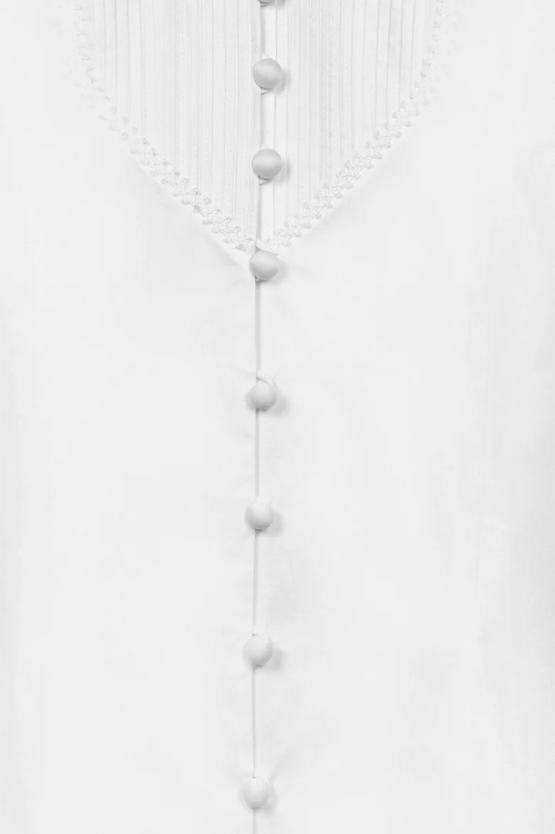 Plastron-Bluse