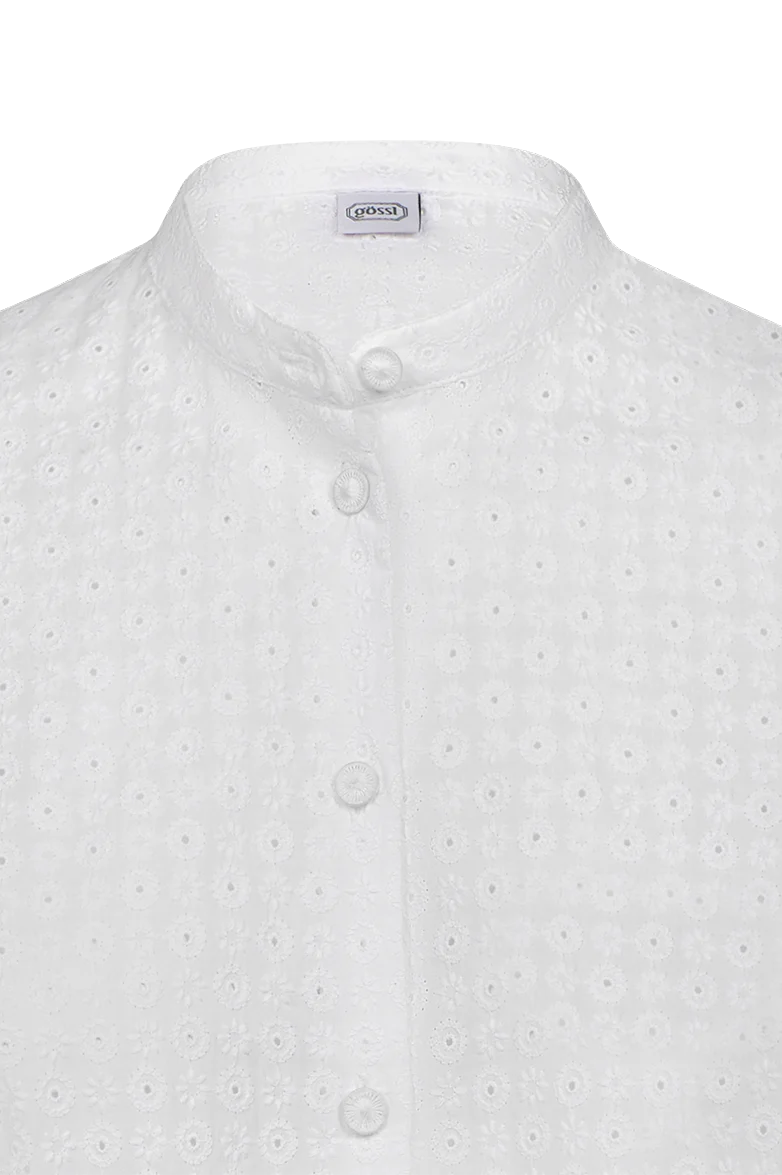 Lochstich-Bluse
