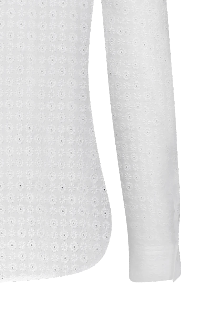 Lochstich-Bluse