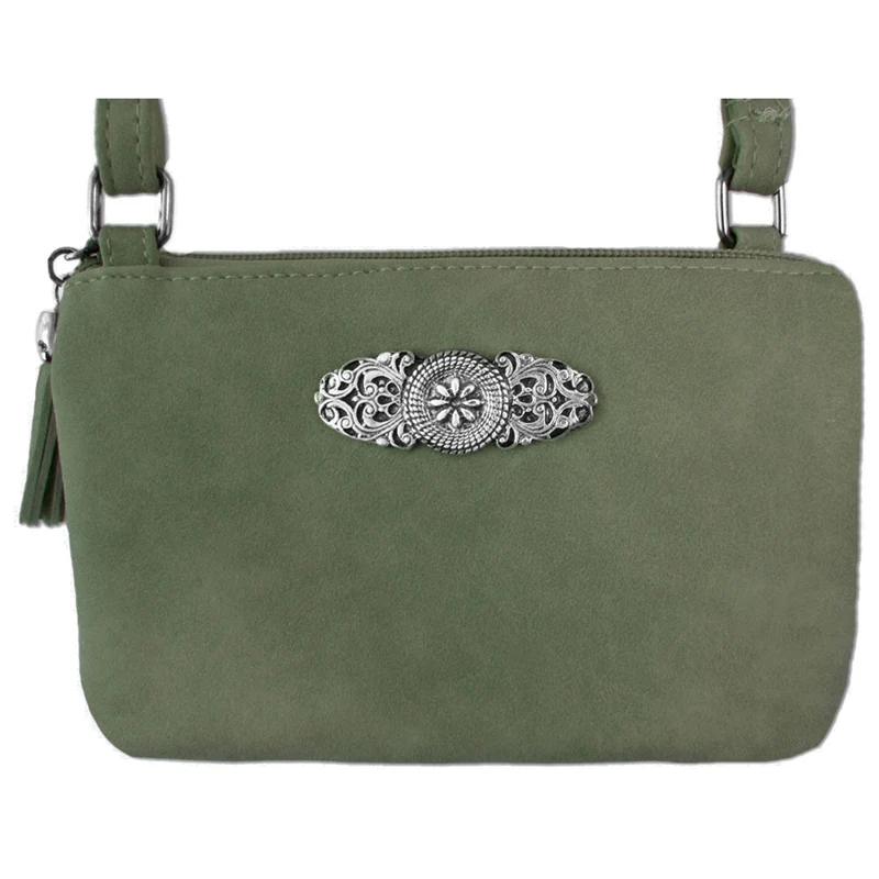 Trachten Handtasche "Sofia" - Dirndl Umhängetasche | Dunkelgrün
