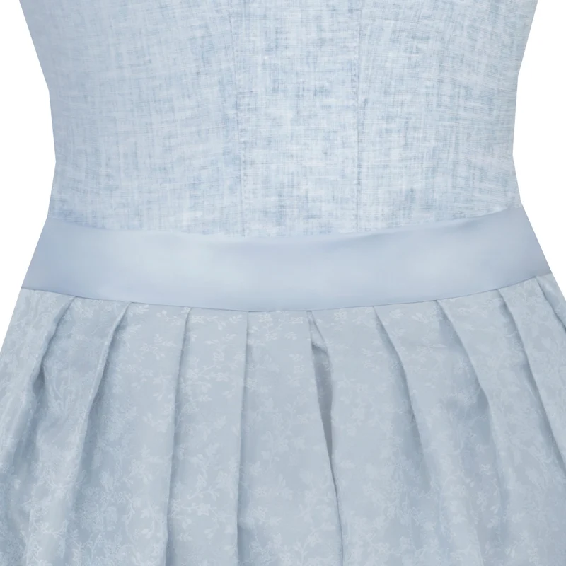 MarJo Trachten Dirndl "Neubiberg" 919765 | Babyblau 65cm