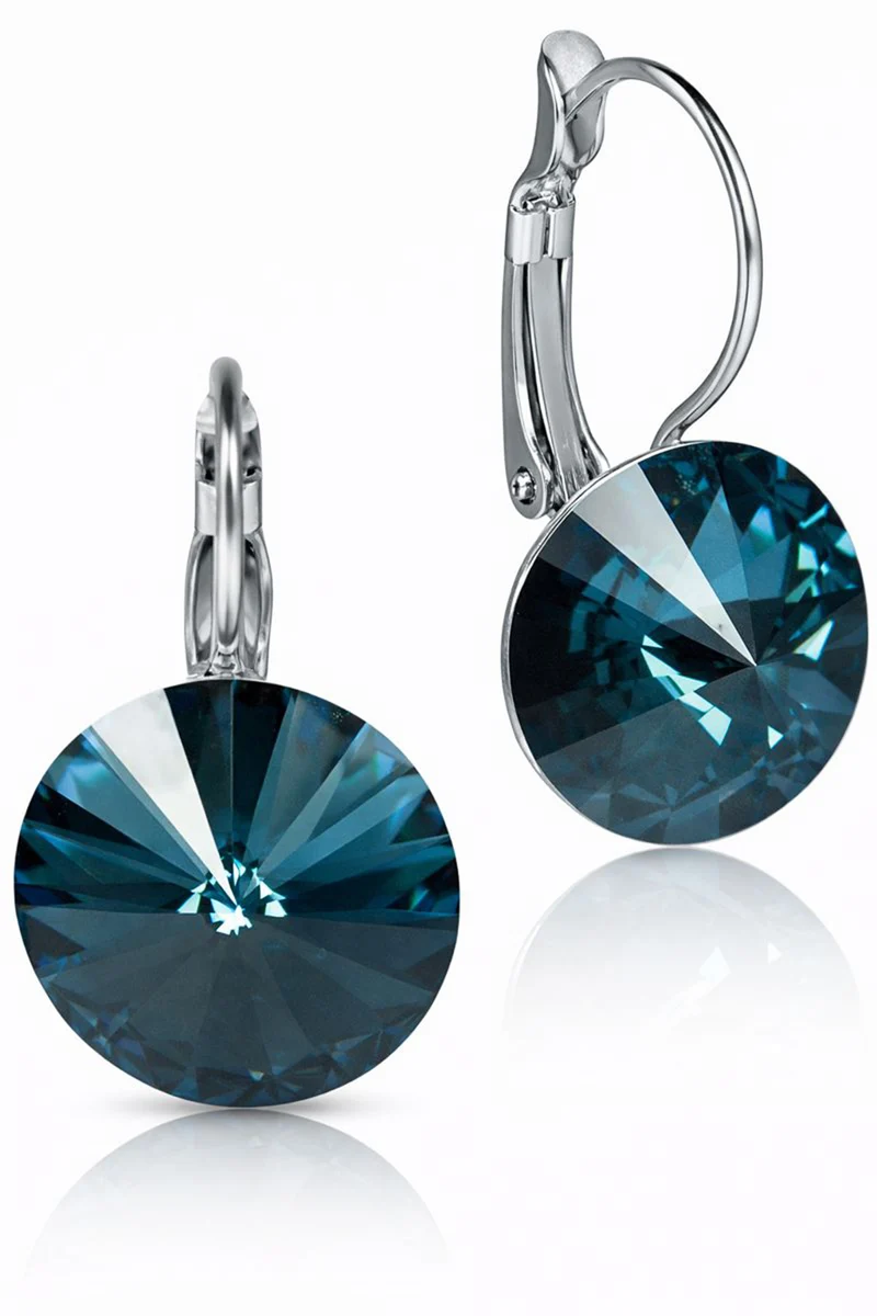 LUISIA® Ohrringe Rivoli mit Kristallen von Swarovski® - 12 mm | Montana