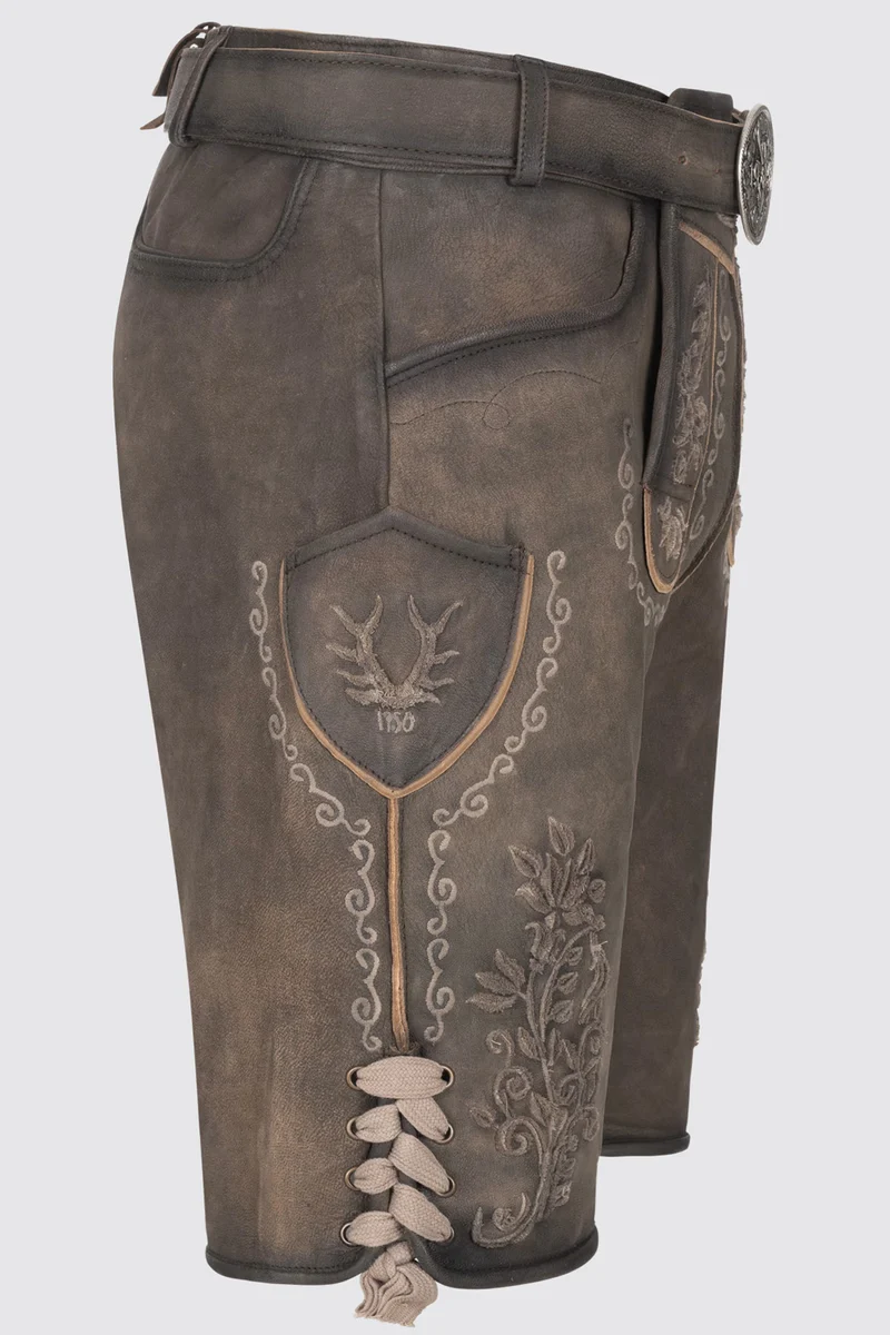 Herren Lederhose - PEPE % - Trachtenhose - Krüger Buam - 961065-000-0007