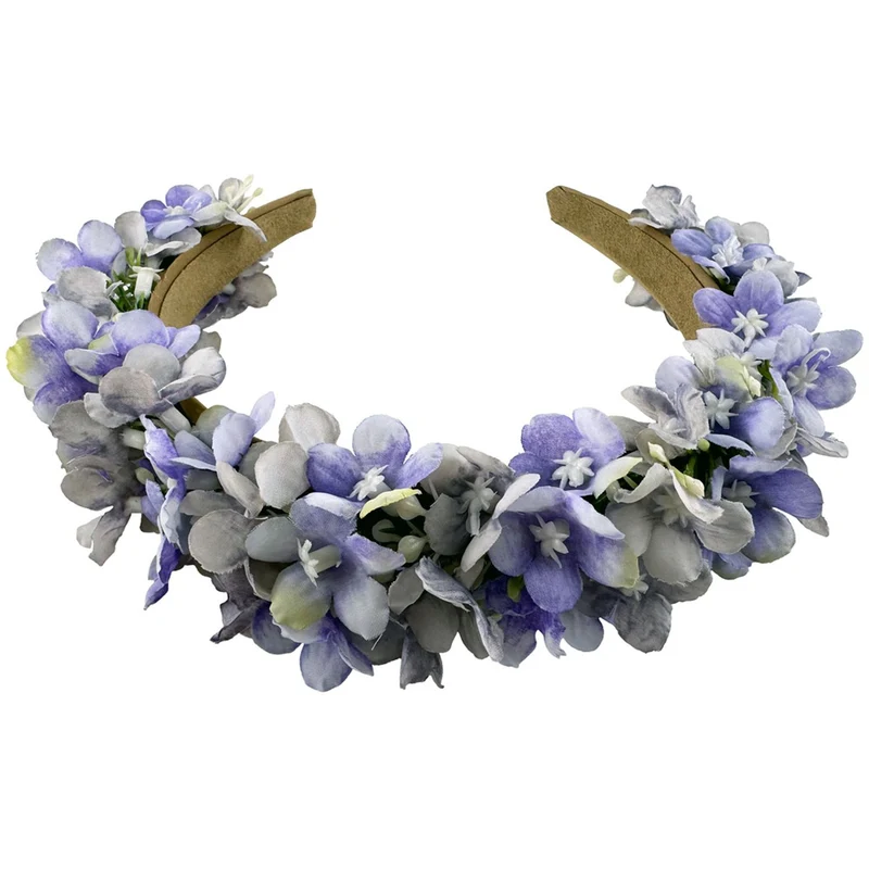 Blumen Haarreif "Marissa" mit zarten Blüten | Flieder