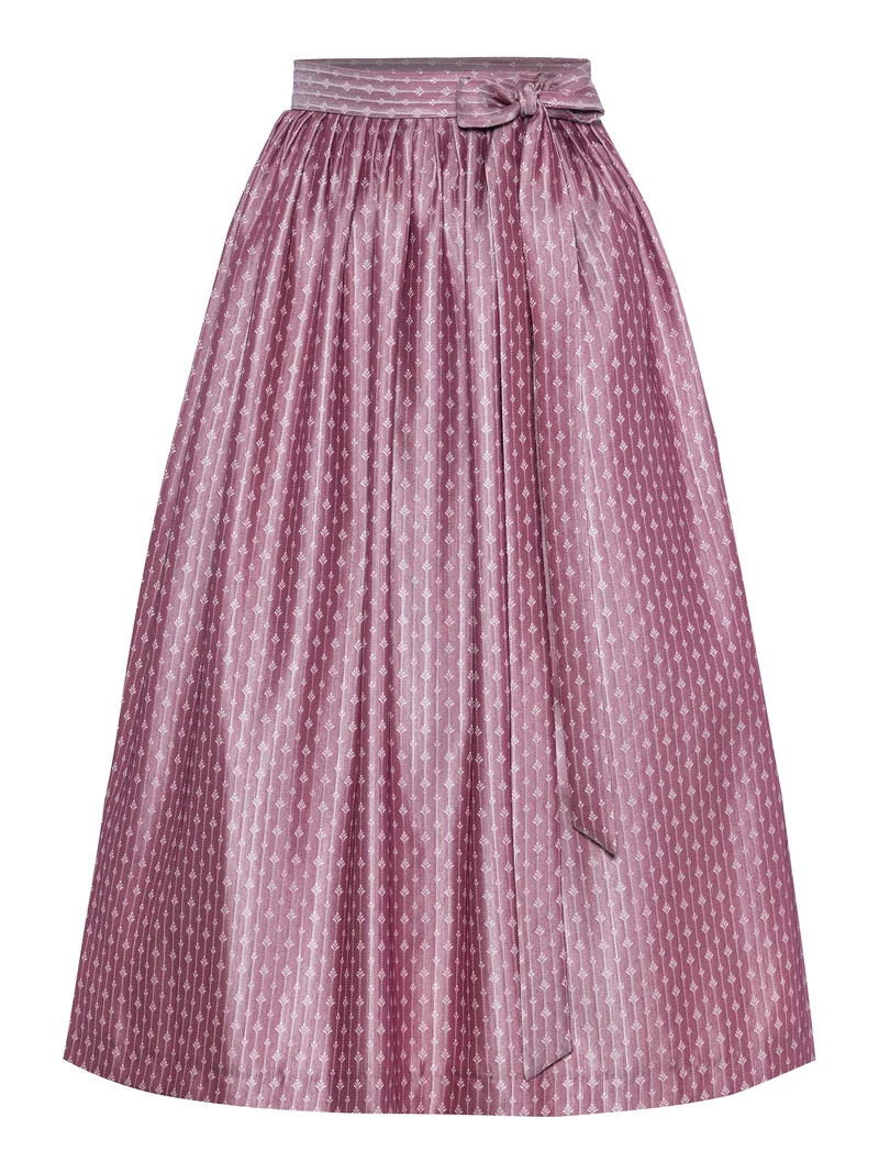 Jacquard-Dirndlschürze mit Streifenmotiv – 77 cm